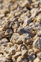 Construction gravel as abstract background