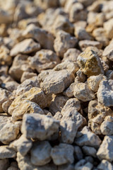 Construction gravel as abstract background