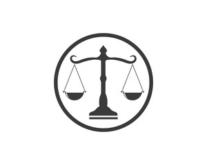 lawyer logo vector template design