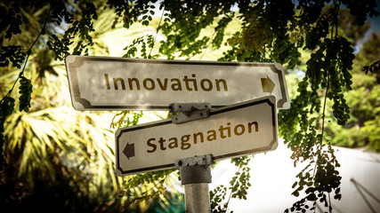 Street Sign Innovation versus Stagnation