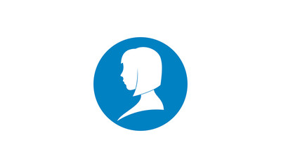 Woman silhouette icon