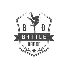 Break Dance Battle Logotype.