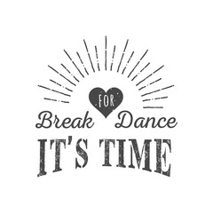 Break Dance Logotype.