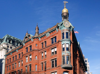 1888 Clock tower building in Washington, D.C., US, 2017.