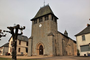 Fototapeta na wymiar Eglise de Saint-Salvadour.(Corrèze)