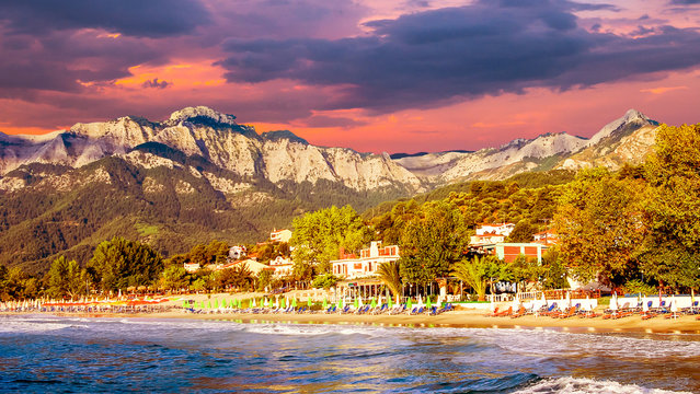 Psili Ammos beach, Thassos island, Greece