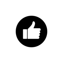 like icon vector. Thumbs up icon. social media icon. Like and dislike icon. Thumbs up and thumbs down