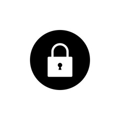 Lock icon vector. Encryption icon. Lock Icon in trendy flat style isolated. Security symbol