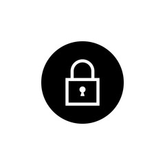 Lock icon vector. Encryption icon. Lock Icon in trendy flat style isolated. Security symbol
