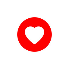 Heart icon vector. Heart vector icon. Like icon vector
