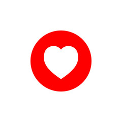 Heart icon vector. Heart vector icon. Like icon vector