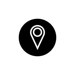 Pin icon vector. Location icon. Map pointer icon