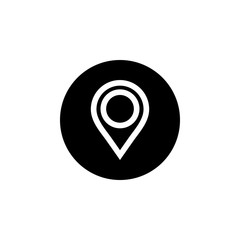 Pin icon vector. Location icon. Map pointer icon
