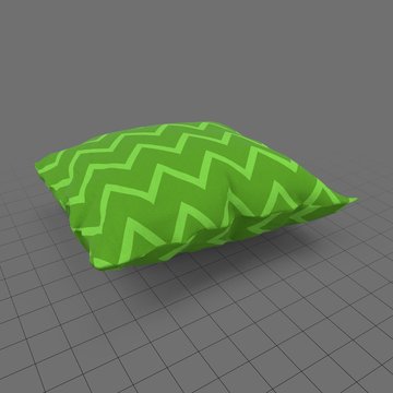Modern chevron cushion