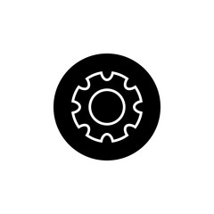 Setting Icon Vector. Cog Settings Icon Symbol