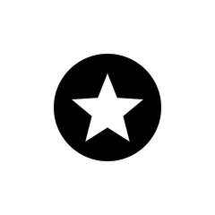 Star Icon vector. Star vector icon. Star Icon in trendy flat style isolated on white background. Rating symbol for web design