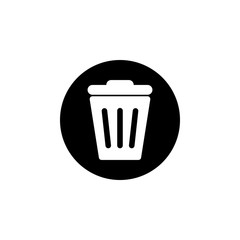 Trash icon vector. trash can icon. Delete icon vector