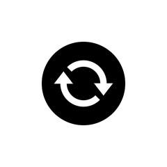 Update icon vector. Reload symbol. refresh icon