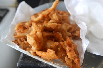 Fried mushrooms