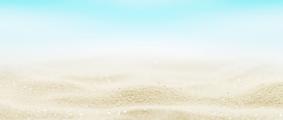 Fototapeta na wymiar Marine sand background. Beach holiday summertime. Panoramic banner.