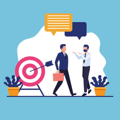 Business coworkers cartoons