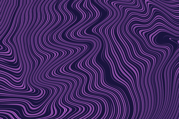 Abstract geometric background. Lines waves pattern. Twirl textile pattern.