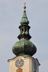 Turmzwiebel der Pfarrkirche Wels, Ober&ouml;sterreich