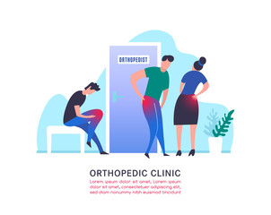 Orthopedic clinic illustration