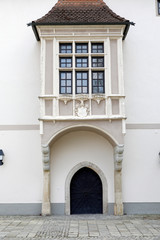 Portal und Erker an der Welser Burg