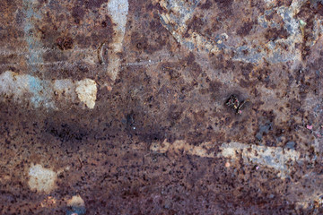 Metal texture with rust, scratches and cracks,  background