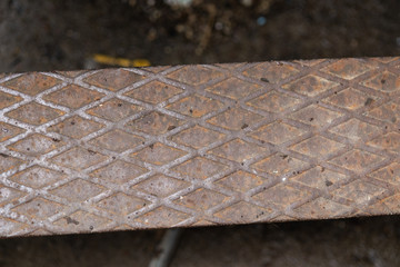 Metal texture with rust, scratches and cracks,  background