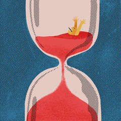 The passage of time absorbs us and distresses us. The life is a countdown.