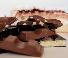 chocolate mix texture