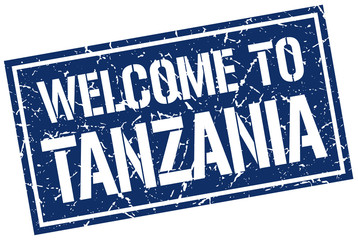 welcome to Tanzania stamp