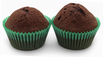 Freshly prepared homemade muffin