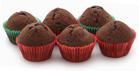 Freshly prepared homemade muffin