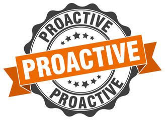 proactive stamp. sign. seal