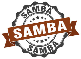 samba stamp. sign. seal