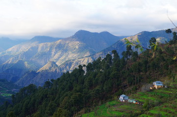 view of mountains