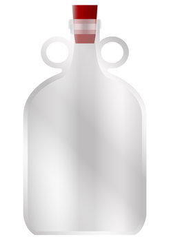 Large Glass Demijohn Container