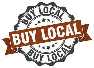 Obraz premium buy local stamp. sign. seal