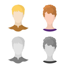 Vector design of professional and photo icon. Set of professional and profile vector icon for stock.