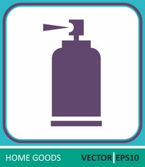 Aerosol spray, cans spray. Simple vector illustration for graphic and web design.