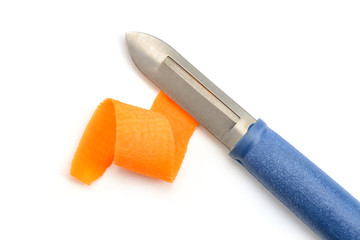 Carrot shaving and peeler knife
