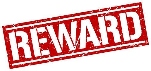 reward square grunge stamp