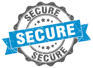 Fototapeta premium secure stamp. sign. seal