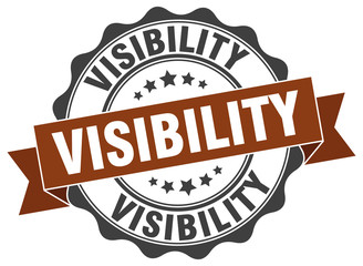 visibility stamp. sign. seal