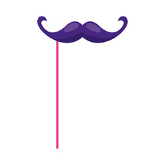 party mustache in stick