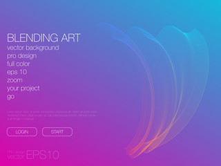 Abstract blend background. Template for web site