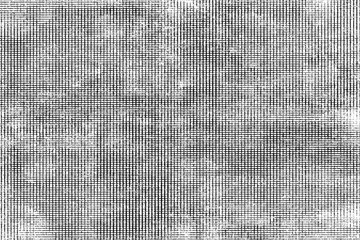 Texture of black lines, scratches, dots on white background.